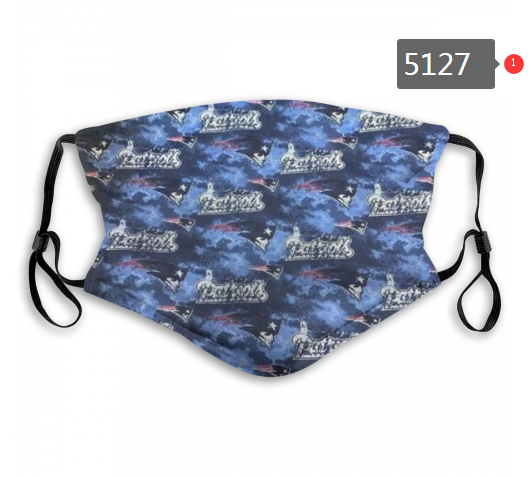 NFL New England Patriots #6 Dust mask with filter->nfl dust mask->Sports Accessory